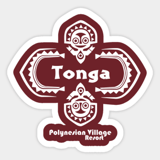 Polynesian Vilage Resort Tonga Sticker